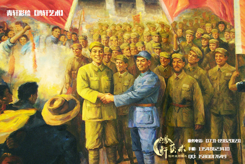 紀(jì)念館全景畫(huà)主體部分